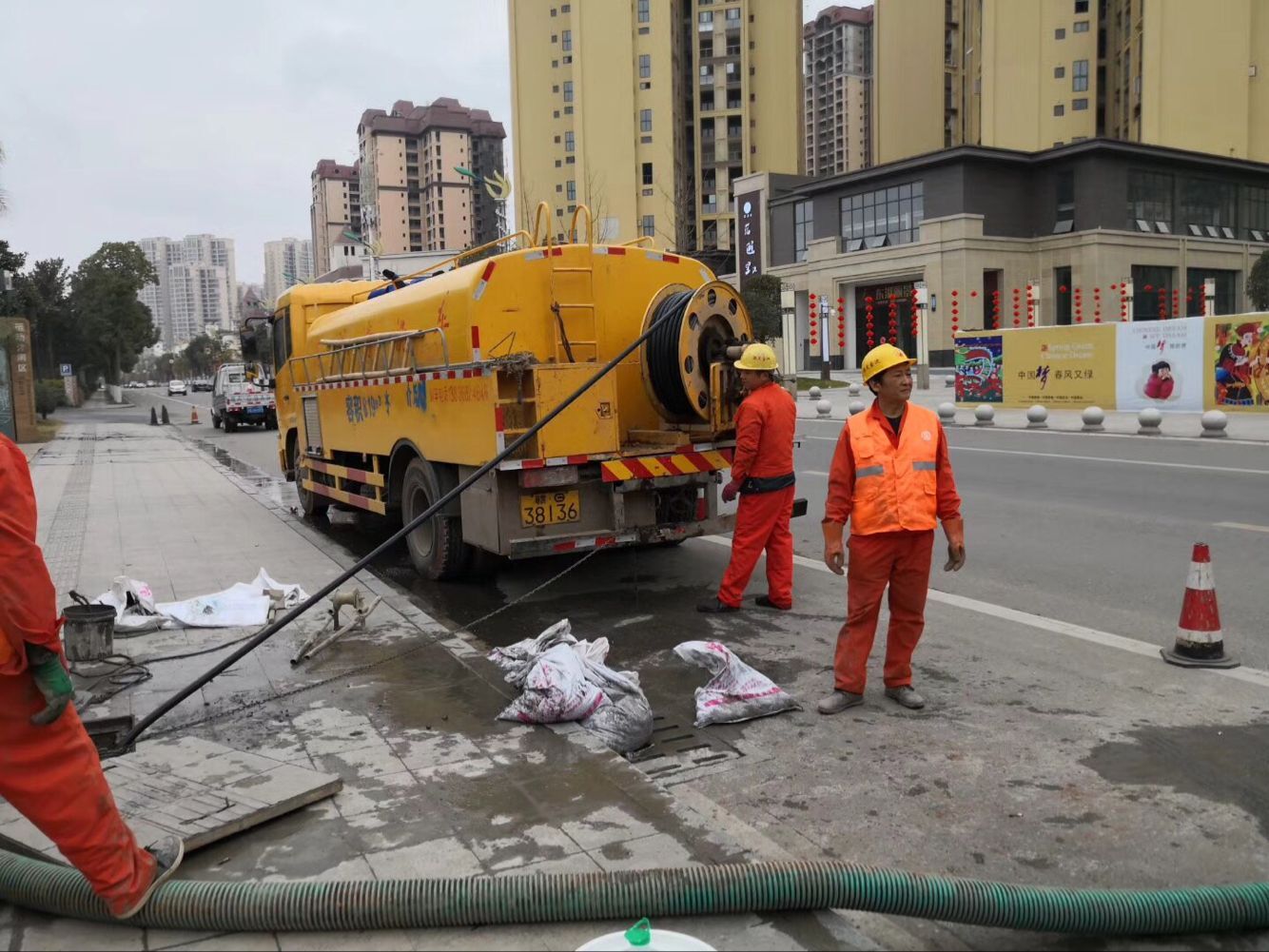 威远排污管道清淤-管道清洗